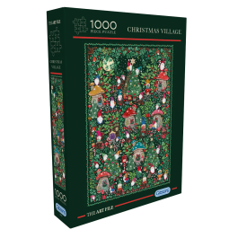 Gibsons Jigsaw The Art File Christmas Village 1000 Piece Puzzle