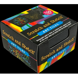 Peter Pauper Press Scratch & Sketch Art Tiles