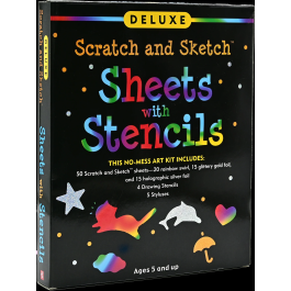 Peter Pauper Press Deluxe Scratch and Sketch Kit