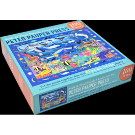 Peter Pauper Press Under the Sea Seek & Find 100pc Jigsaw Puzzle