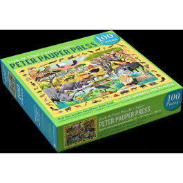 Peter Pauper Press Safari Seek & Find 100pc Jigsaw Puzzle