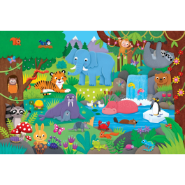 Peter Pauper Press Animal Kingdom Kids’ Floor Puzzle
