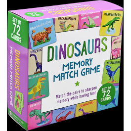 Peter Pauper Press Dinosaurs Memory Match Game