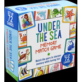 Peter Pauper Press Under the Sea Memory Match Game