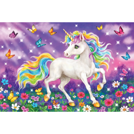 Peter Pauper Press Unicorn World Kids’ Floor Puzzle