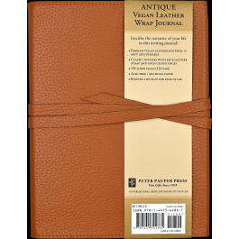 Peter Pauper Press Leather Wrap Journal