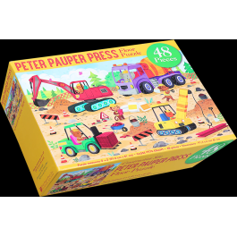 Peter Pauper Press Construction Site Kids’ Floor Puzzle