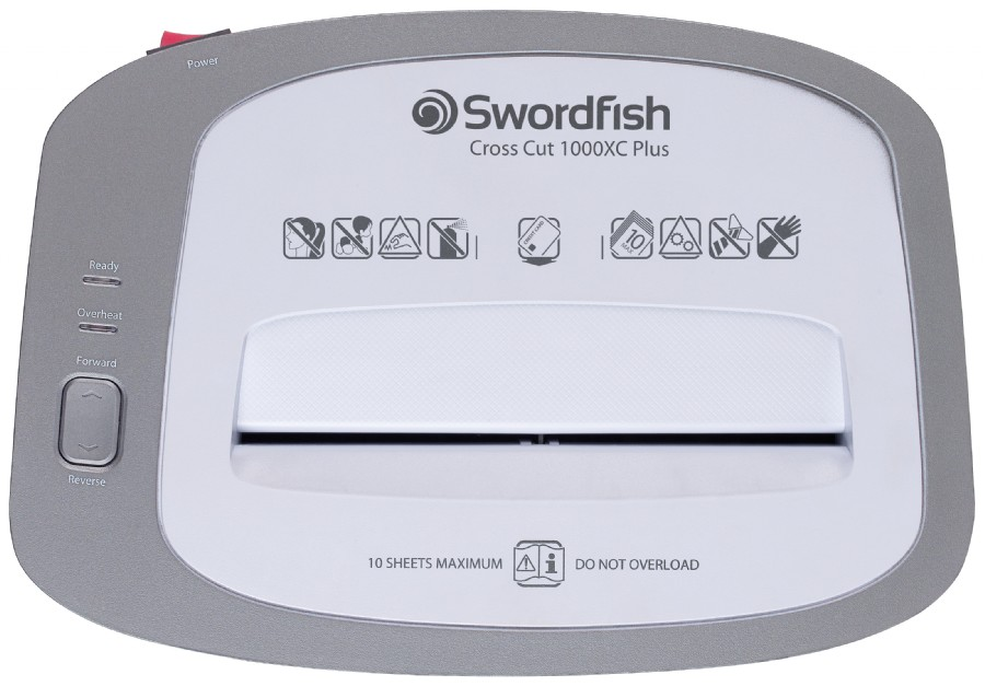 Swordfish Cross-Cut Shredder 1000XCPlus 10 Sheets - Image 2