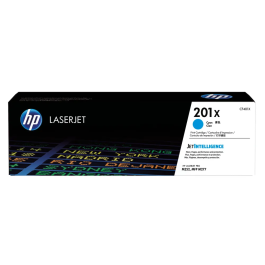 HP 201X Original LaserJet Toner Cartridge High Yield Cyan CF401X