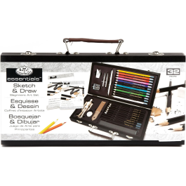 Royal & Langnickel Essentials 32pc Sketching & Drawing Travel Art Set