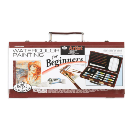 Royal & Langnickel Essentials 24pc Watercolor Painting Travel Art Set