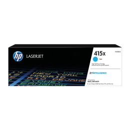 HP 415X Original LaserJet Toner Cartridge High Yield Cyan W2031X