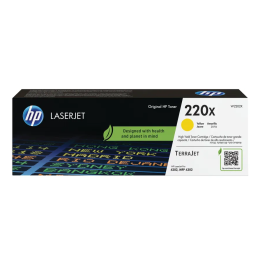 HP 220X Original LaserJet Toner Cartridge High Yield Yellow W2202X