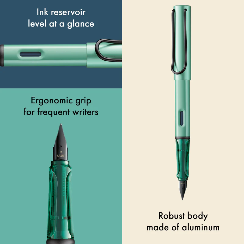 Lamy 0A8 AL-star Fountain Pen Mint Special Edition - Image 2