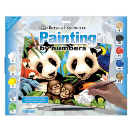 Royal & Langnickel Painting by Numbers Junior Large Endangered Animals