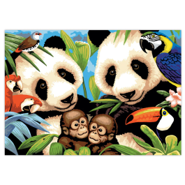 Royal & Langnickel Painting by Numbers Junior Large Endangered Animals