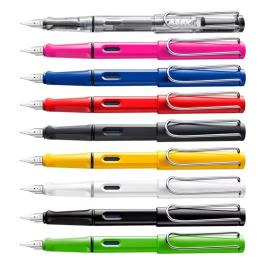 Lamy Safari Bright Coloured Fountain Pens