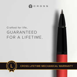 Cross Bailey Matte Red Lacquer Rollerball Pen