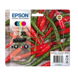 Epson 503XL Chillies High Yield 4-colours Ink Cartridges