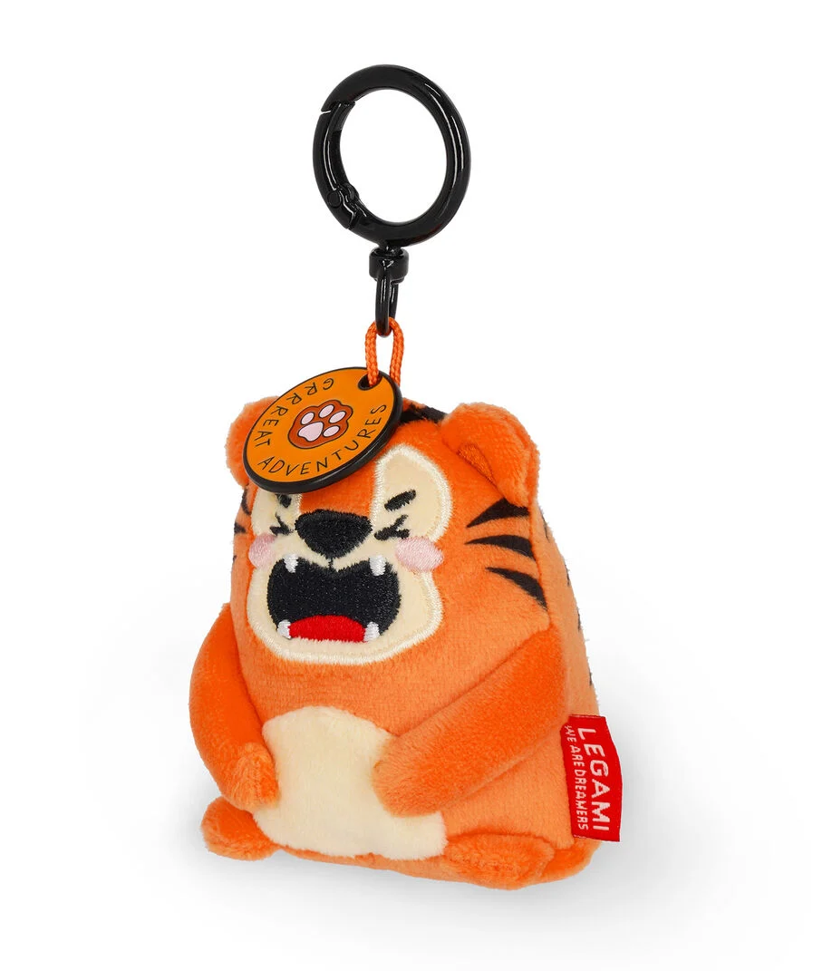 Legami Plush Super Soft Tiny Key Ring Tiger - Image 2