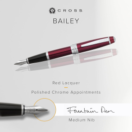 Cross Bailey Red Lacquer Fountain Pen