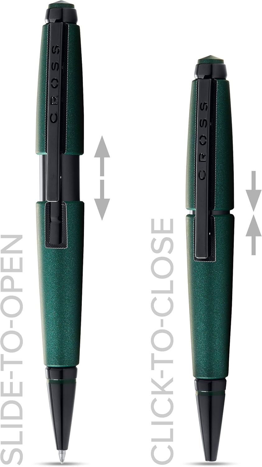 Cross Edge Matte Green Lacquer Gel Rollerball Pen - Image 2