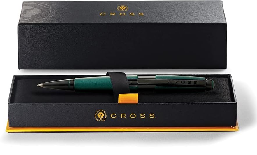 Cross Edge Matte Green Lacquer Gel Rollerball Pen - Image 3