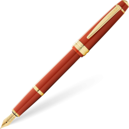 Cross Bailey Light Polished Amber Resin and Gold Tone Fountain Pen