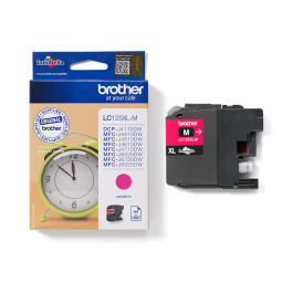 Brother LC125XL High Yield Magenta Ink Cartridge