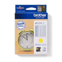 Brother LC125XL High Yield Yellow Ink Cartridge