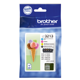 Brother LC3213 Multipack High Yield 4 colours Ink Cartridges