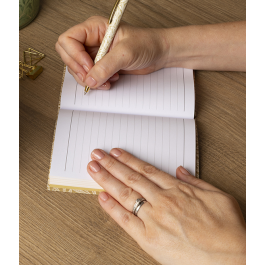 The Gifted stationery Co A6 Notebook Willow & Rose
