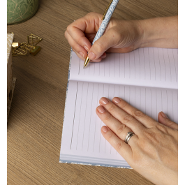 The Gifted stationery Co A5 Notebook Willow & Rose A