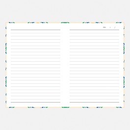 The Gifted stationery Co A5 Notebook Enchanted Garden B