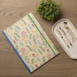 The Gifted stationery Co A4 Notebook Enchanted Garden