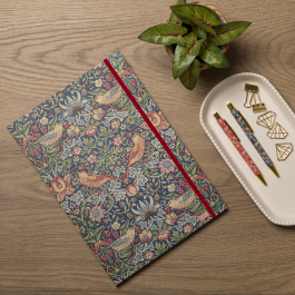 The Gifted stationery Co A4 Notebook Strawberry Thief