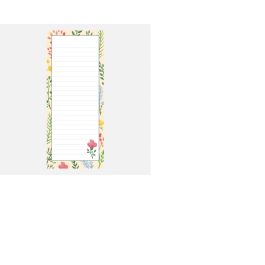 The Gifted stationery Co Shopping List Enchanted Garden B