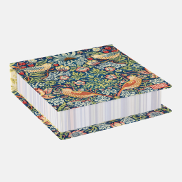 The Gifted stationery Co Note Block Strawberry Thief