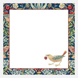 The Gifted stationery Co Note Block Strawberry Thief