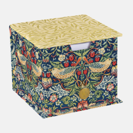 The Gifted stationery Co Memo Cube Strawberry Thief