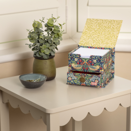 The Gifted stationery Co Memo Cube Strawberry Thief