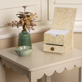 The Gifted stationery Co Memo Cube Willow & Rose