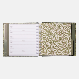 The Gifted stationery Co Address & Birthday book Willow & Rose