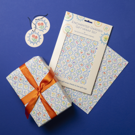 The Gifted stationery Co Gift Wrap Set Enchanted Garden