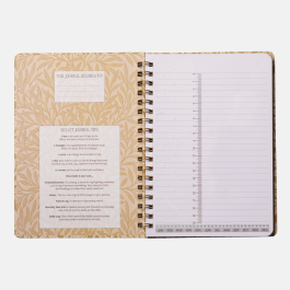 The Gifted stationery Co B5 Wiro Notebook Willow & Rose A