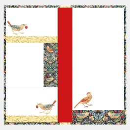 The Gifted stationery Co Pocket Sticky Notes Strawberry Thief