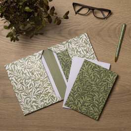 The Gifted stationery Co Notecard Wallet Willow & Rose A