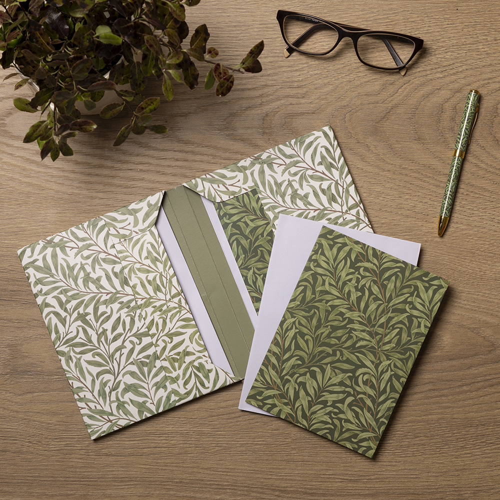 The Gifted stationery Co Notecard Wallet Willow & Rose A - Image 2