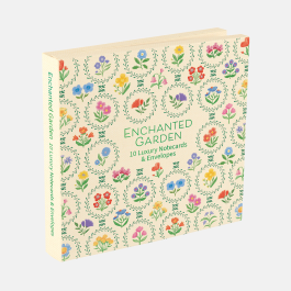 The Gifted stationery Co Luxury Notecard Wallet Enchanted Garden