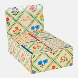 The Gifted stationery Co Pocket Notebook Enchanted Garden Assorted Pk 1